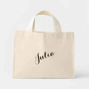 custom name tote bag