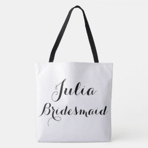 Custom name tote bag