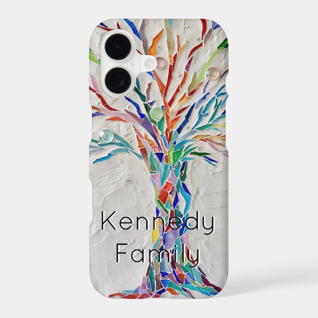 Custom Name Tree Iphone Case (Back)