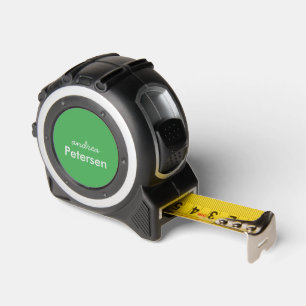 Custom name trendy modern minimalist tape measure