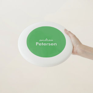 Custom name trendy modern minimalist Wham-O frisbee