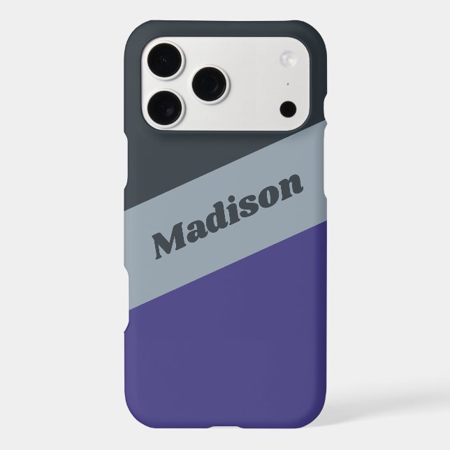 Custom name Tri-Color phone cases (Back)