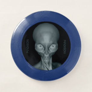 Custom name UFO Alien frisbees