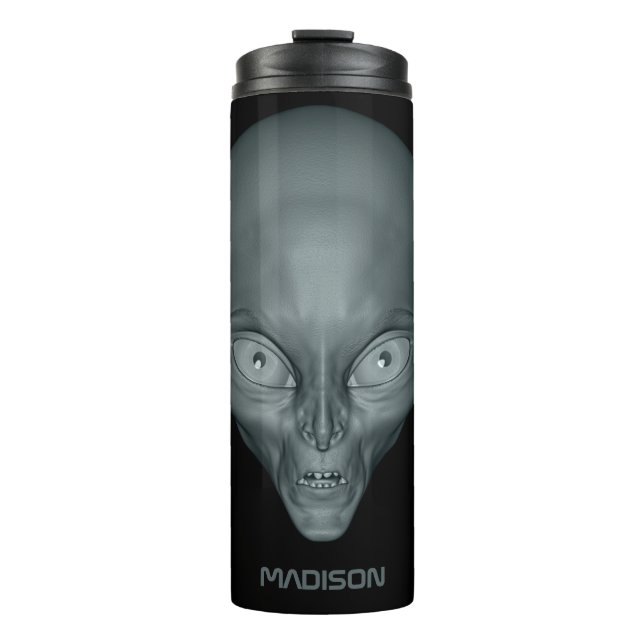 Custom name UFO Alien tumbler (Front)