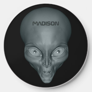 Custom Name UFO Alien Wireless Charger