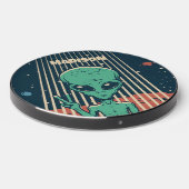 Custom Name UFO Alien Wireless Charger (Front 2)