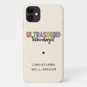 Custom Name Ultrasound Technologist Gifts  iPhone 11 Case