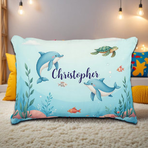 Custom Name Under the Sea Accent Pillow