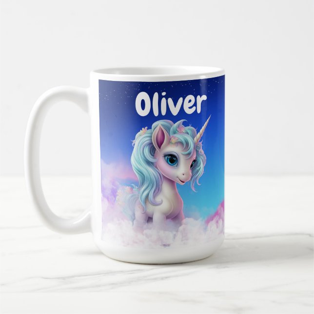 Custom name Unicorn mug (Left)