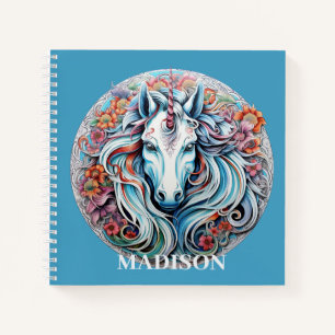 Custom Name Unicorn Notebook