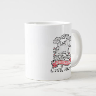 Custom Name Valentine 6lb of Fluff 7lb of Zoomies Giant Coffee Mug
