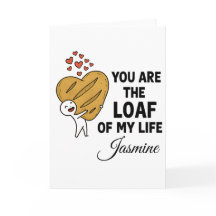 Custom Name Valentine's Card for Her or Him
