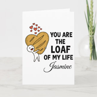 Custom Name Valentine's Card for Her or Him