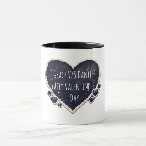Custom Name Valentines Coffee Mug
