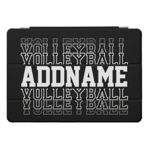 CUSTOM NAME Vanishing Volleyball Logo Team Player  iPad Pro Cover