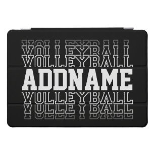 CUSTOM NAME Vanishing Volleyball Logo Team Player  iPad Pro Cover