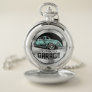 Custom NAME Vintage Air-Cooled VDub Car Garage Pocket Watch