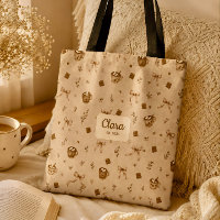 Custom Name Vintage Cozy Cocoa Hot Chocolate Gift