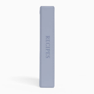 Custom Name Vintage Floral Recipe Mini Binder