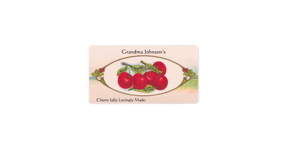 Custom Name Vintage Food Label | Zazzle.com