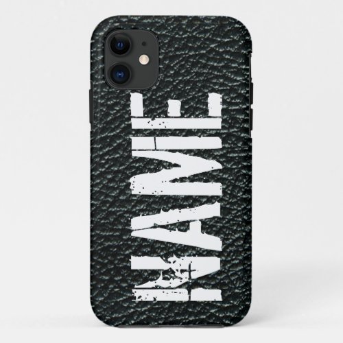 Custom Name Vintage Speaker Amp Look iPhone 11 Case