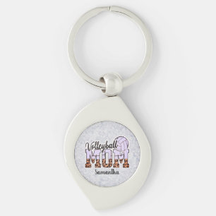 Custom Name Volleyball Mom   Mother's Day Keychain