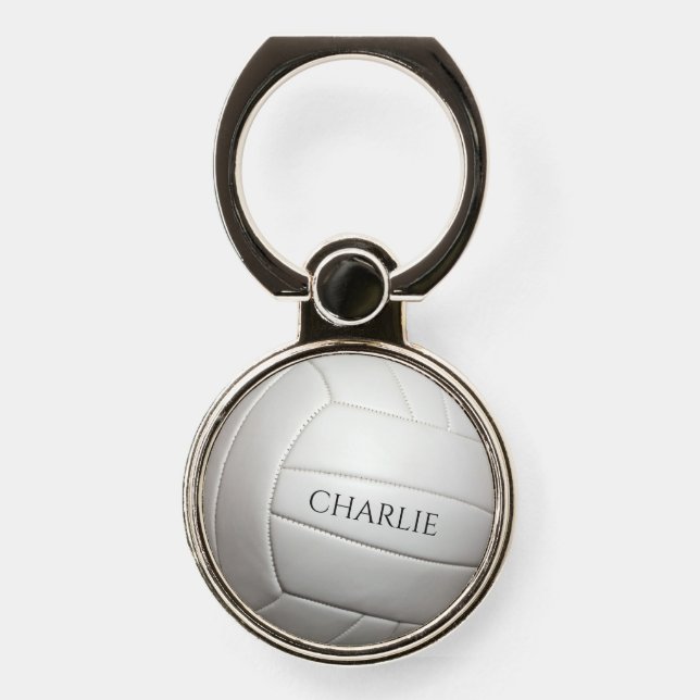 Custom name Volleyball phone grip (Front)