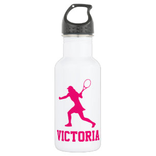 Custom name water bottle for tennis girls