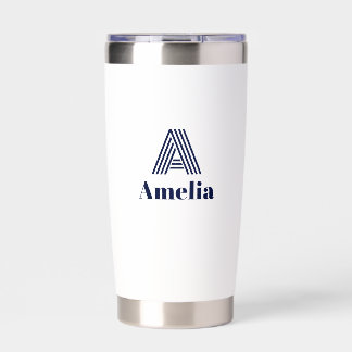 Custom Name Water Bottle Insulated Tumbler