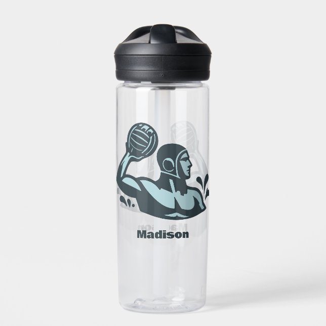 Custom Name Water Polo Bottle (Front)