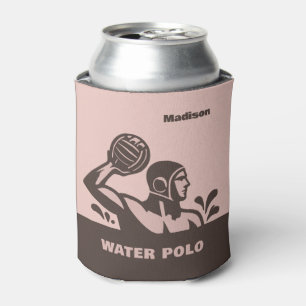 Custom Name Water Polo Can Cooler