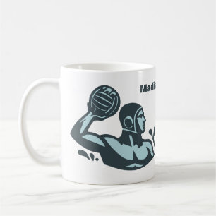 Custom Name Water Polo Coffee Mug