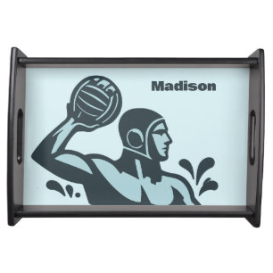 Custom Name Water Polo Serving Tray