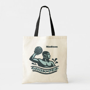 Custom Name Water Polo Tote Bag