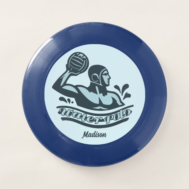 Custom Name Water Polo Wham-O Frisbee (Front)