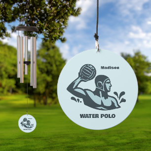 Custom Name Water Polo Wind Chime