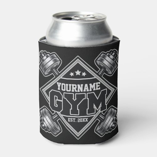 Custom NAME Weightlifting Home Crossfit Gym  Can Cooler
