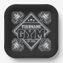Custom NAME Weightlifting Home Crossfit Gym Paper Plates