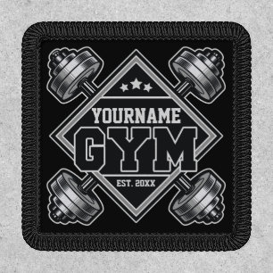 Custom NAME Weightlifting Home Crossfit Gym Patch