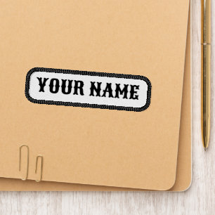 Custom Name Western Font Style Vintage Monogram Patch