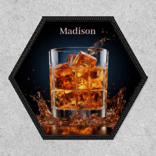 Custom Name Whiskey On The Rocks Patch