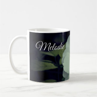 Custom Name White Blossom Photography Mug