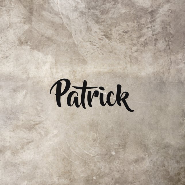 Custom name white plain floor decals (Insitu)