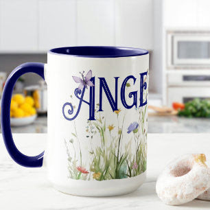 Custom Name Wildflowers Mug