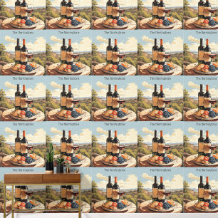 Custom Name Wine Lover's Wallpaper