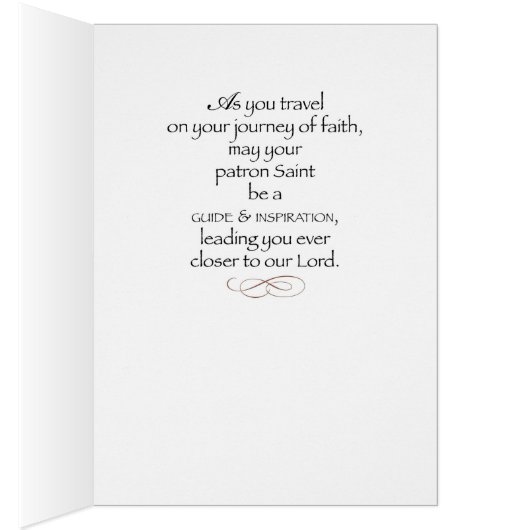 Custom Name Wish Safe Trip, Bishop, Religious Cros (Inside (Right))