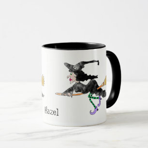 Custom Name Witch Halloween Mug
