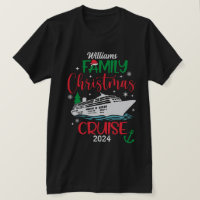 Custom Name Year Christmas Family Cruise Matching