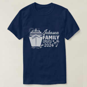 Custom Name Year Cruise Family Matching T-Shirt