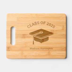Custom Name & Year Graduation Engraved Cutting Board